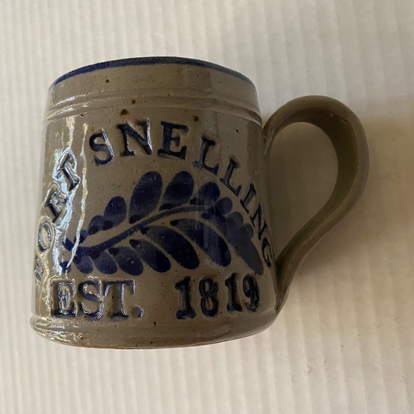 VTG Westerwald Pottery Fort Snelling 1819 Salt Glazed Mug - Picture 7 of 16